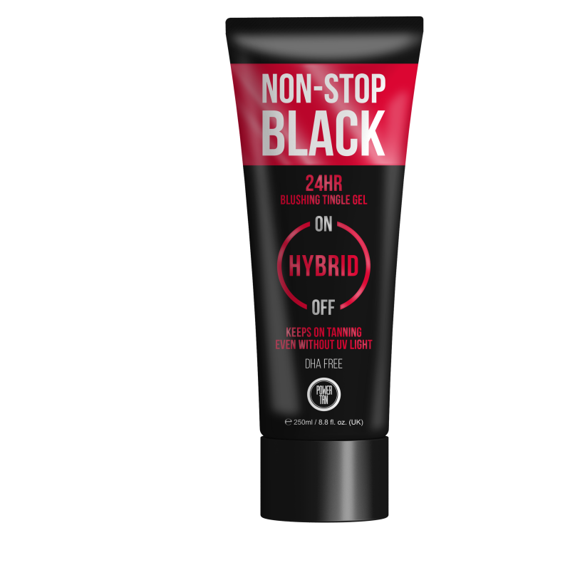 Non-Stop Black (bez DHA) Hybrid Tingle Gelee 250 ml Non-Stop Black (bez DHA) Hybrid Tingle Gelee 250 ml